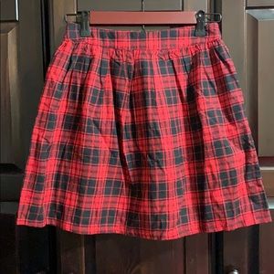 Girls Plaid Skirt